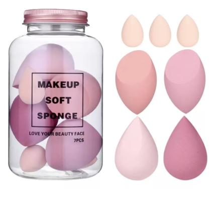 Esponja de Maquillaje de Belleza 7 Pieza